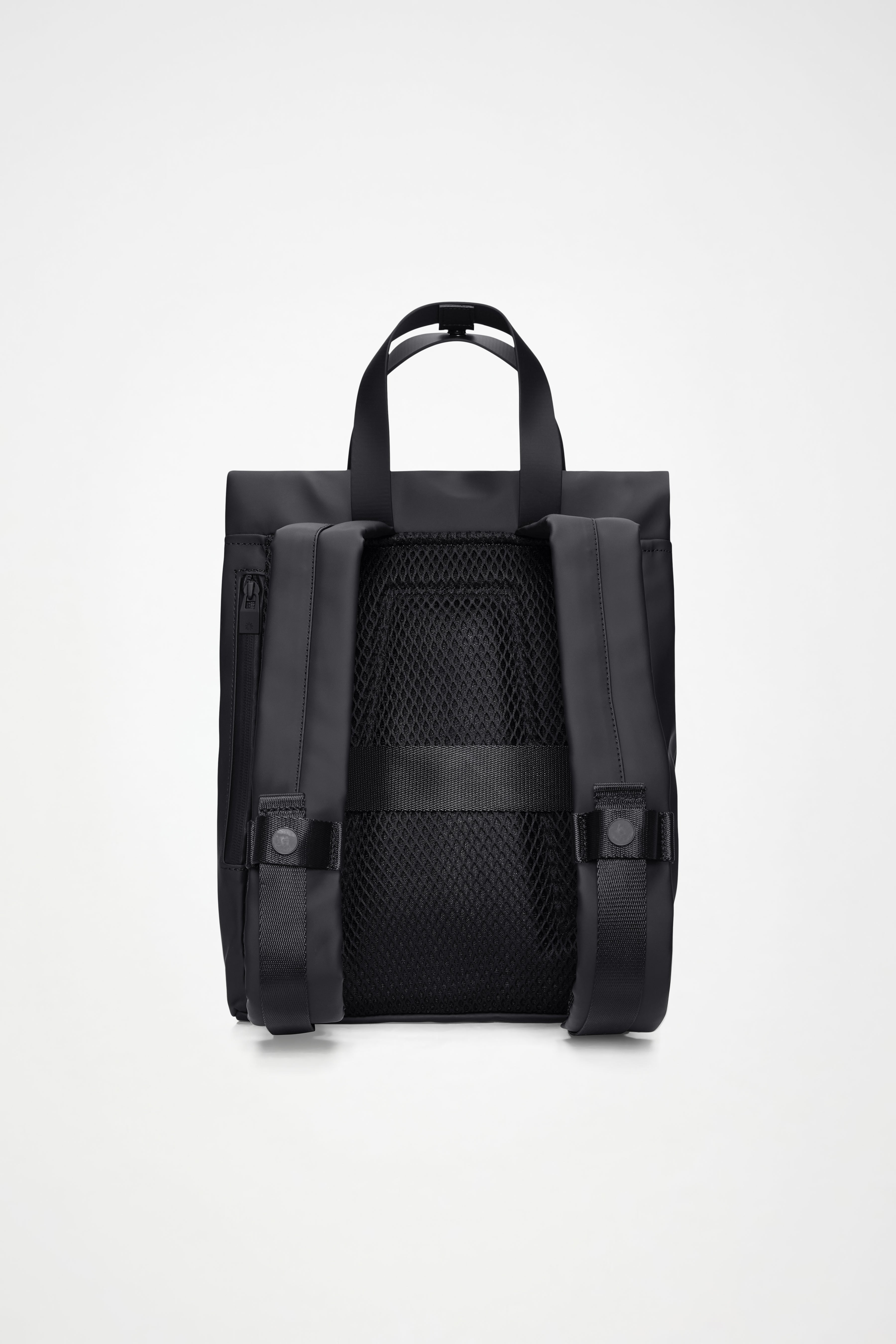RAINS 2 Way Tote Backpack Mini Black 8L H35.50 x D9 x W25 cm Backpack