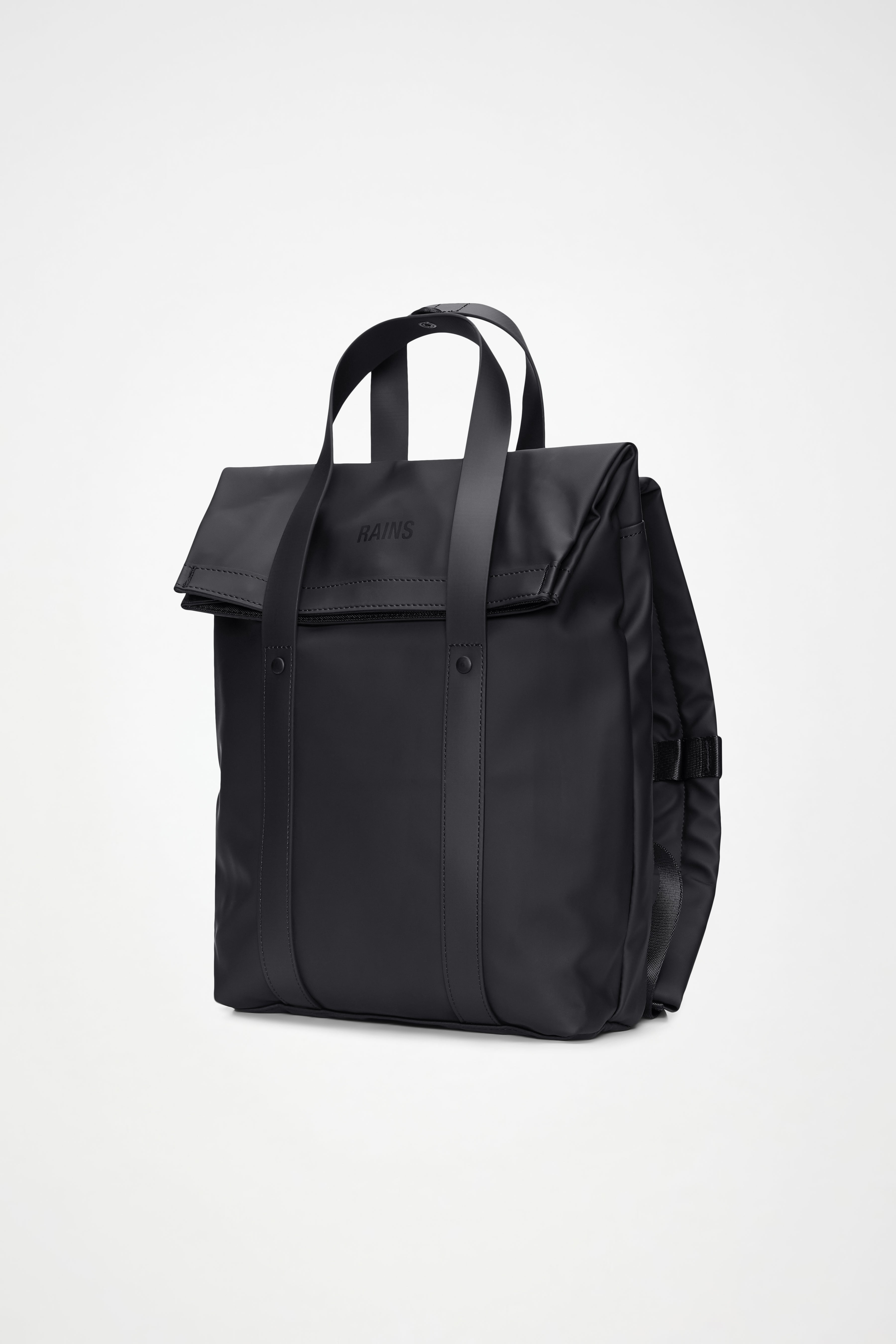 RAINS 2 Way Tote Backpack Mini Black 8L H35.50 x D9 x W25 cm Backpack