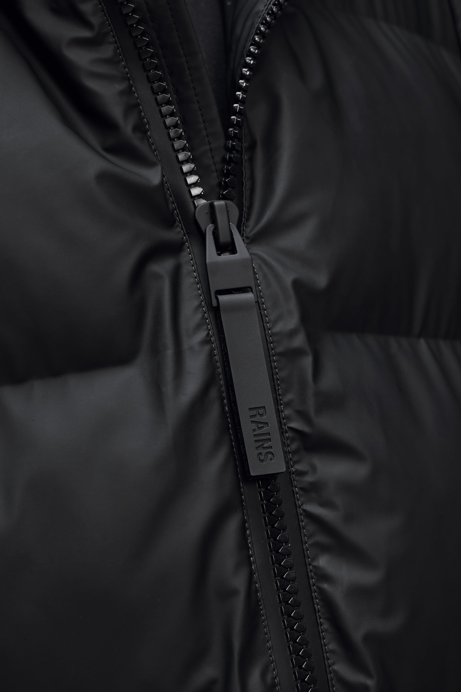 RAINS Alta A-Line Puffer W Jacket Black Jacket