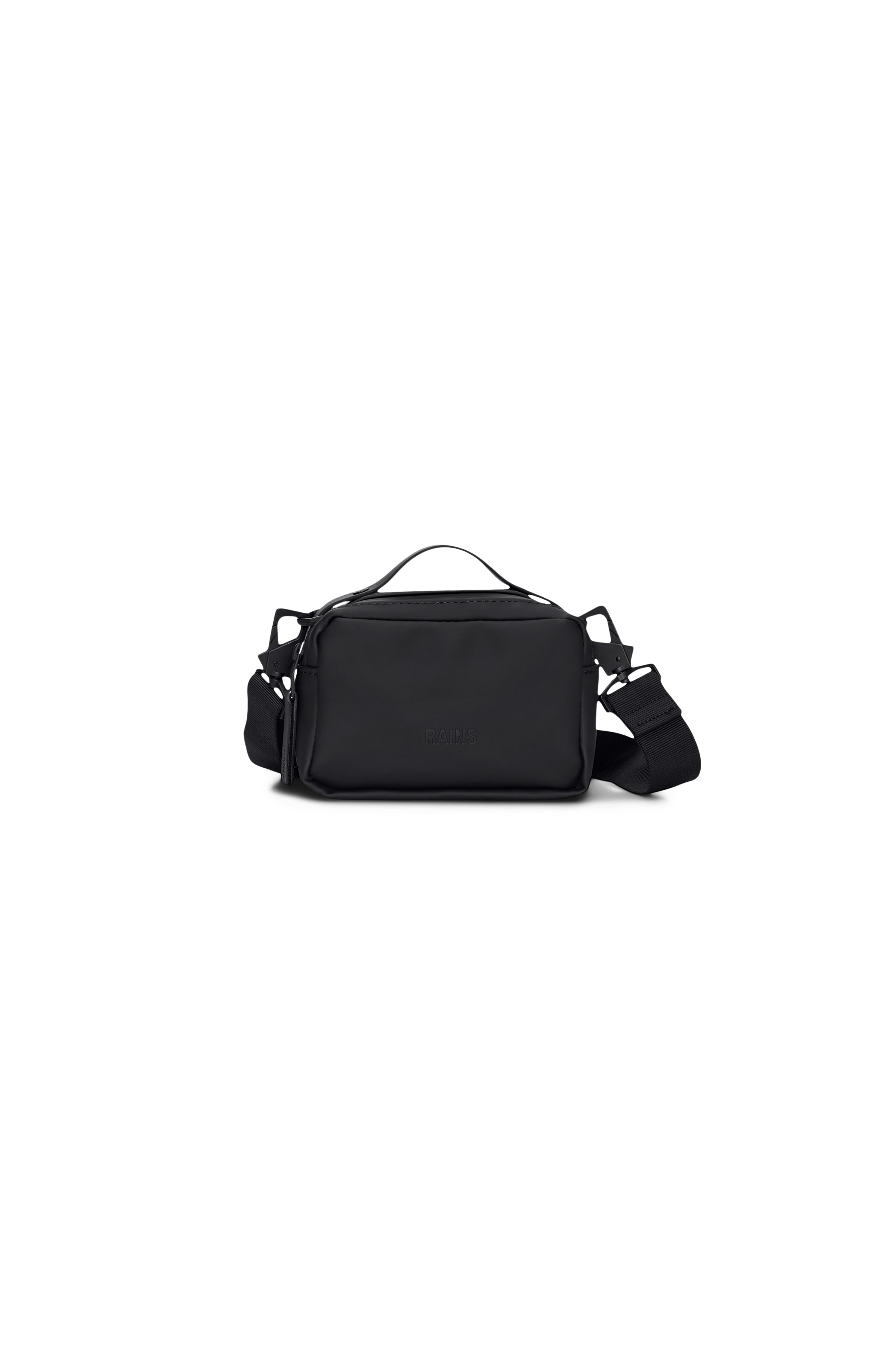 RAINS Box Bag Micro Black 1.30L H11 x D7.50 x W16 cm Crossbody