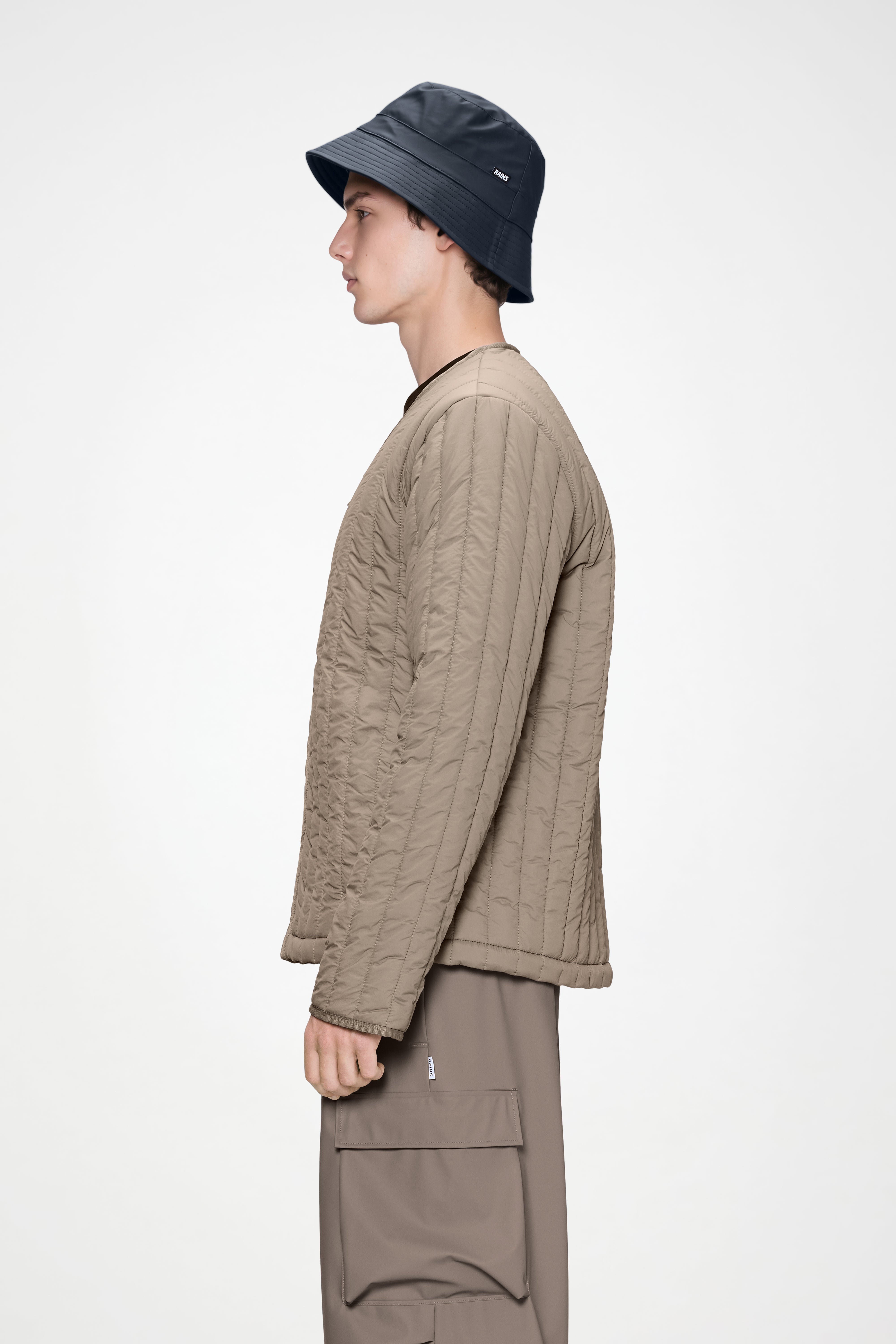 RAINS Bucket Hat Navy Headwear
