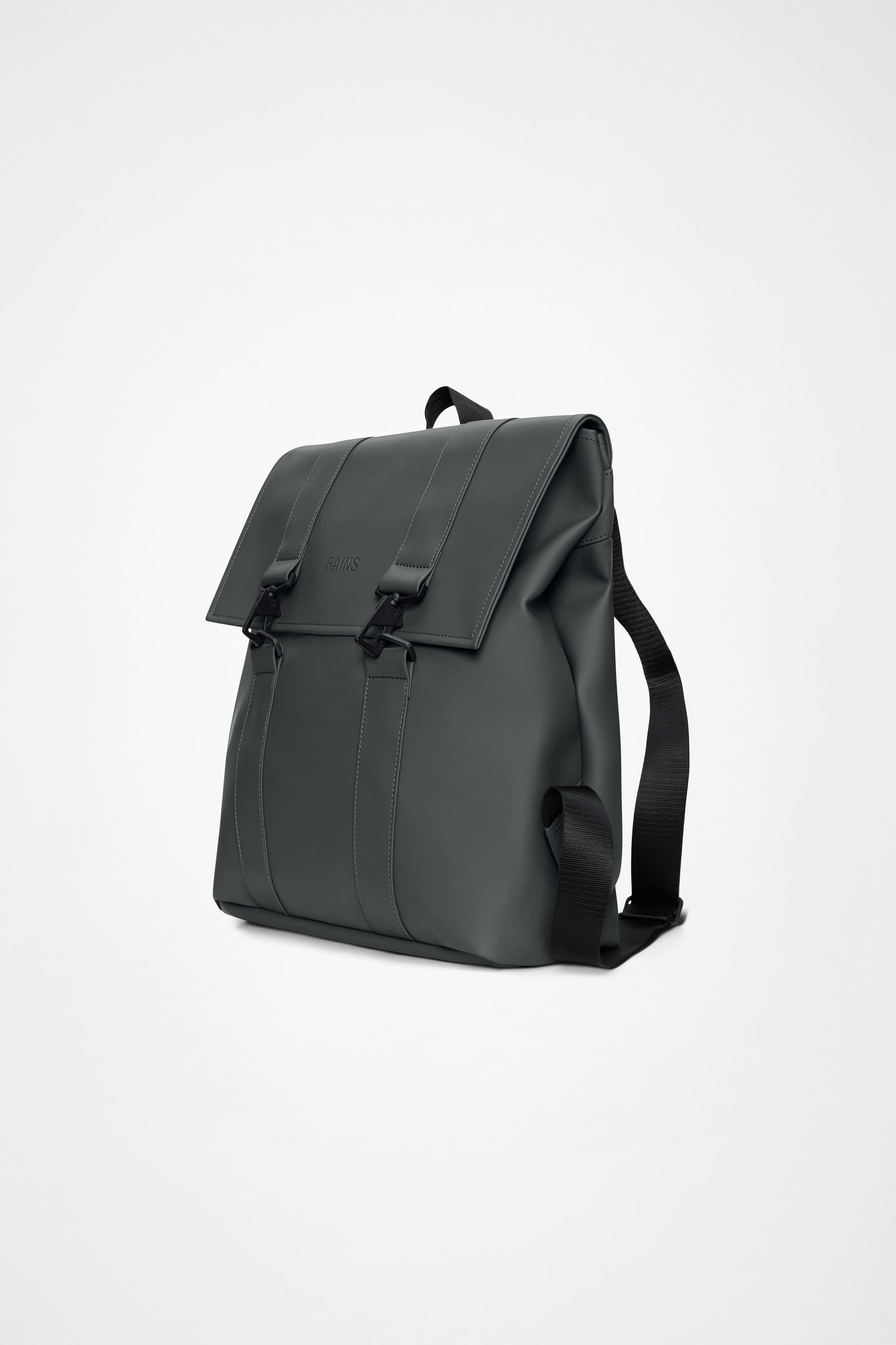 RAINS MSN Bag Dark Grey 21L H40 x D15 x W35 cm Backpack
