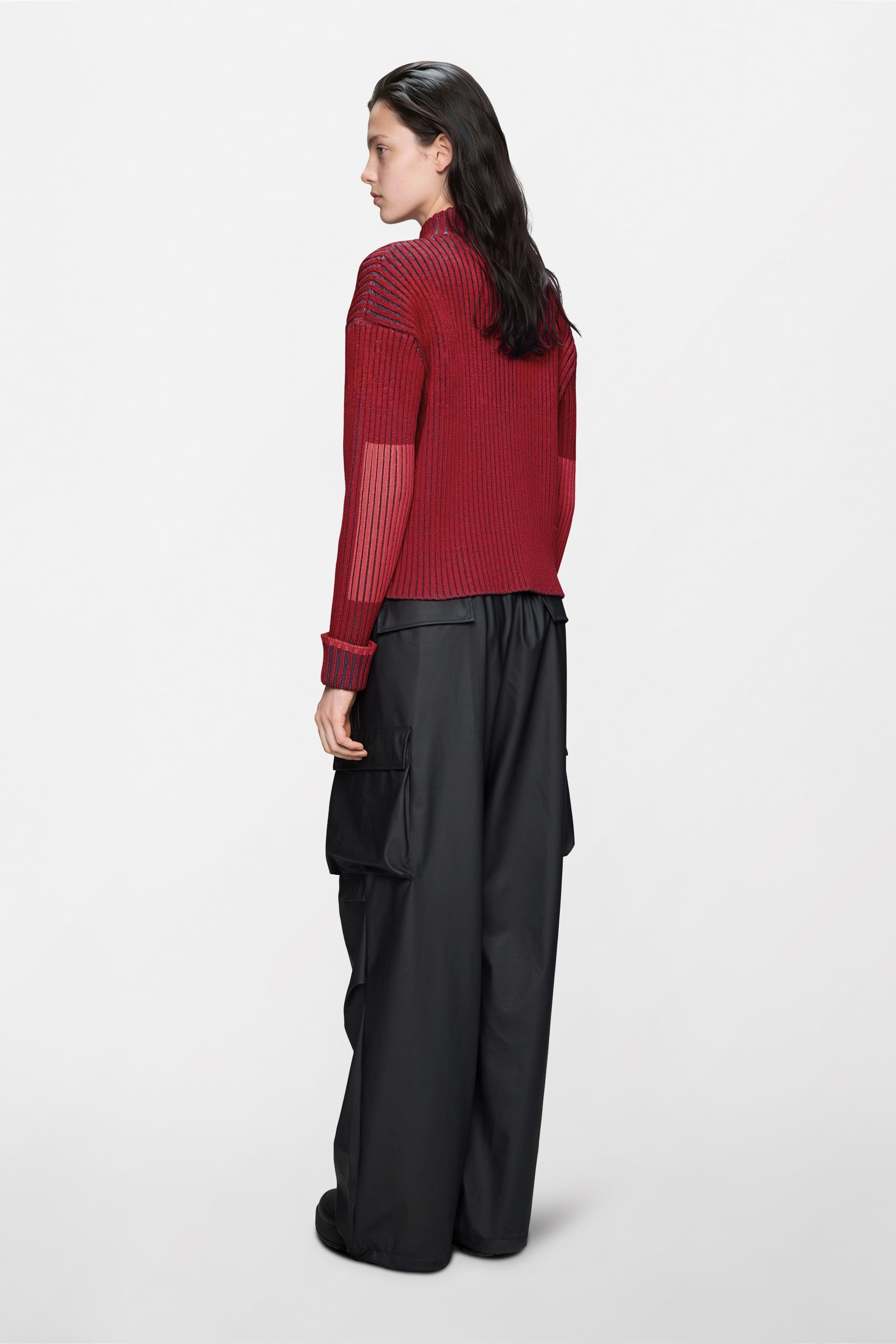 RAINS Sapa Knit W Zip Cardigan Spark/ Blue Dusk Long Sleeve