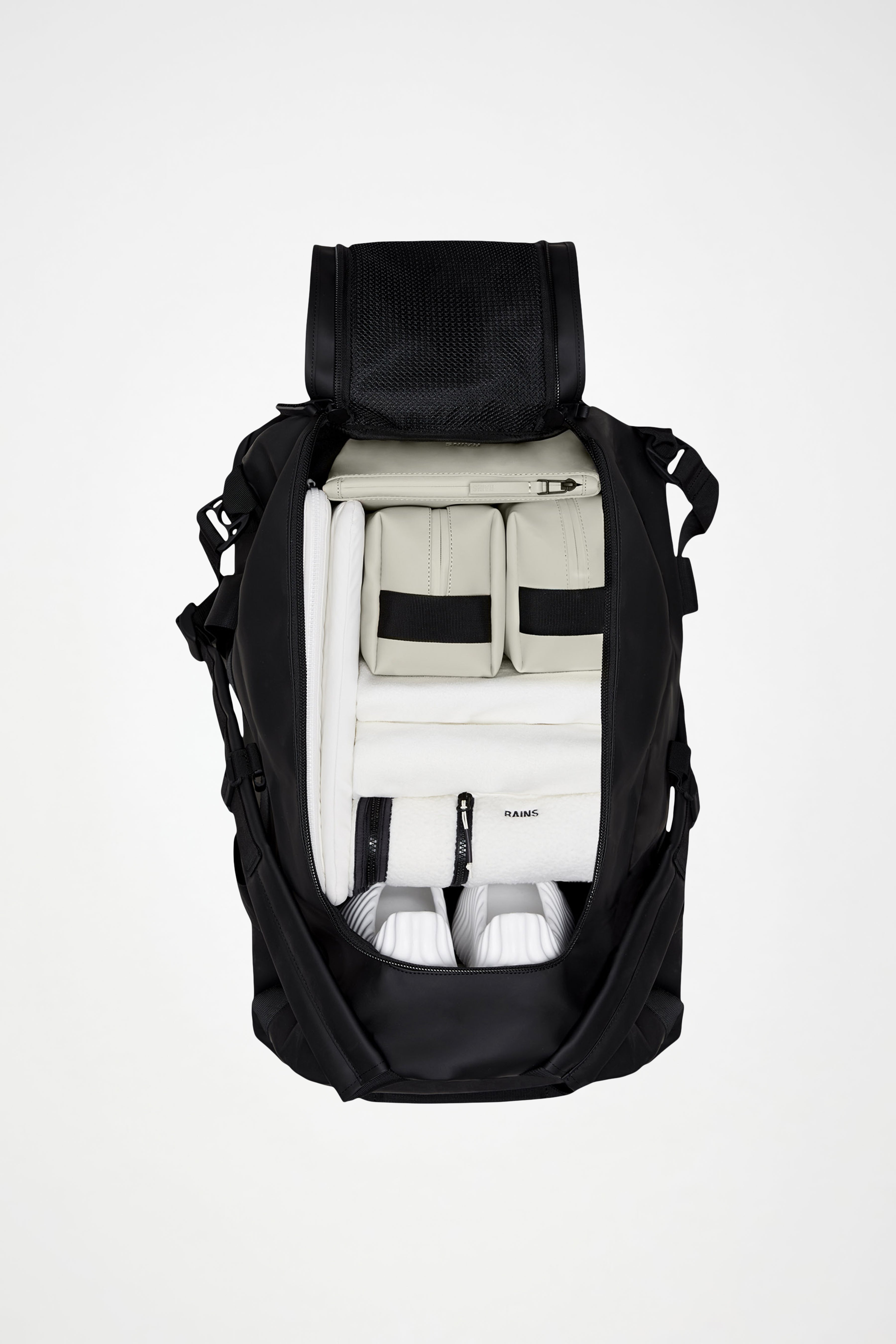 RAINS Texel Duffel Bag Small Blue Dusk 43L H28 x D28 x W55 cm Duffel